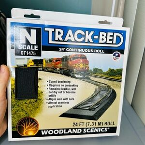 Woodland Scenics N Scale Track-Bed Roll 1475 Foam Track Bed